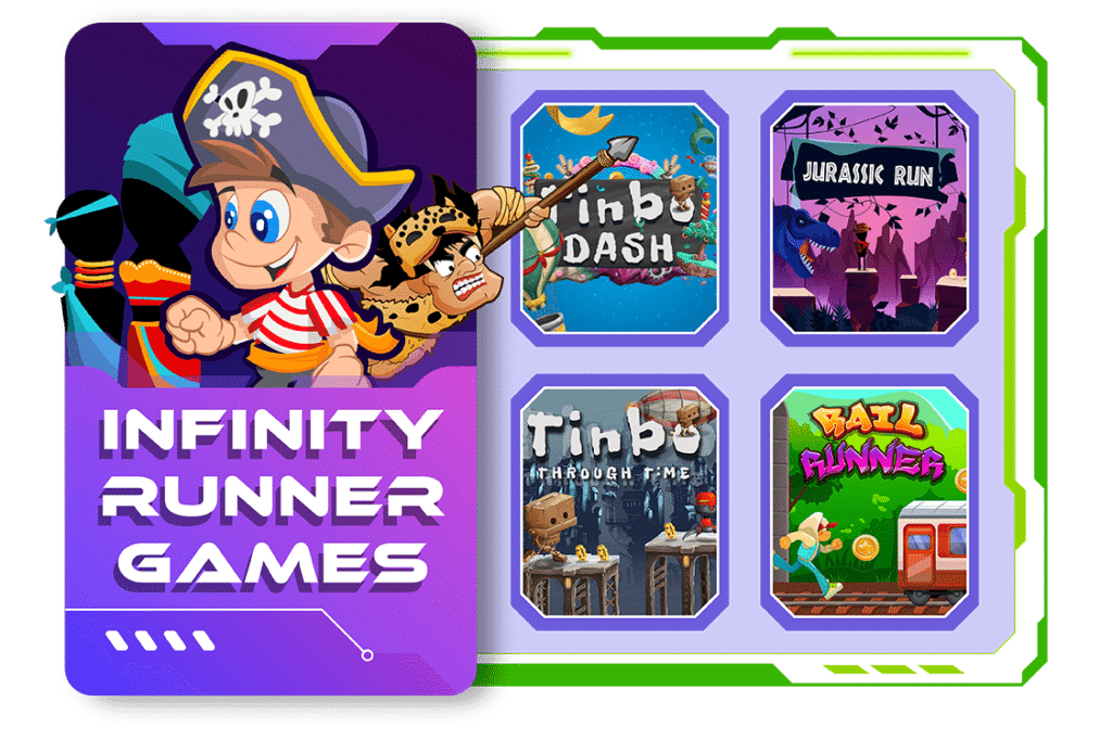 HTML5 Infinity Runner Games on the GameZBoost White Label Gaming Platform