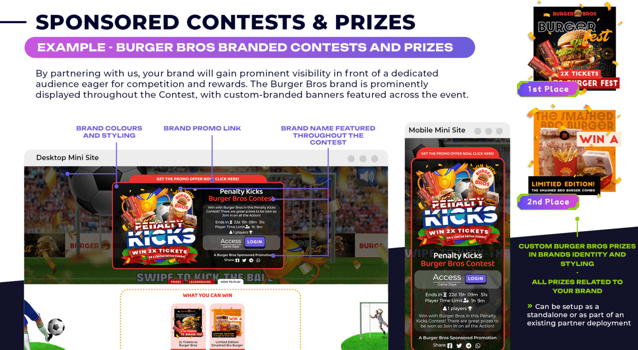 Sponsored and Branded Tournaments