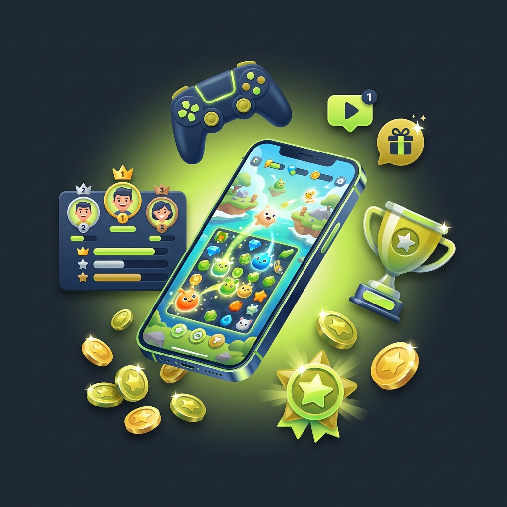 GameZBoost casual gaming platform - games, leaderboards, tournaments, trophies and rewards